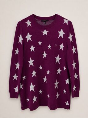 Lane Bryant Star Graphic Tunic Sweater new with tag